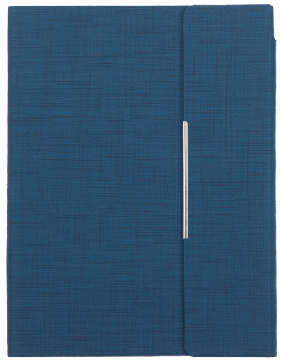 ТЕФТЕР А5 С ПОХЛУПАК, СИН