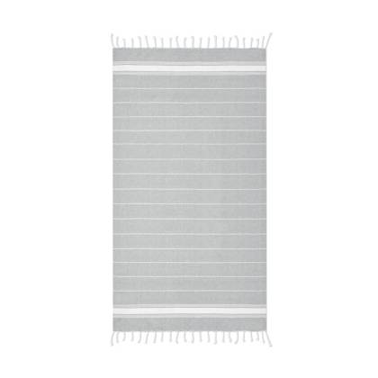 ПЛАЖНА ХАМАМ КЪРПА MALIBU, СИВА