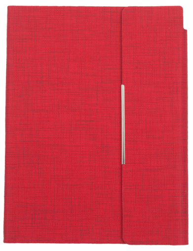 ТЕФТЕР А5 С ПОХЛУПАК, ЧЕРВЕН