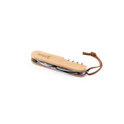 МНОГОФУНКЦИОНАЛЕН ДЖОБЕН НОЖ ОТ БАМБУК RYKER