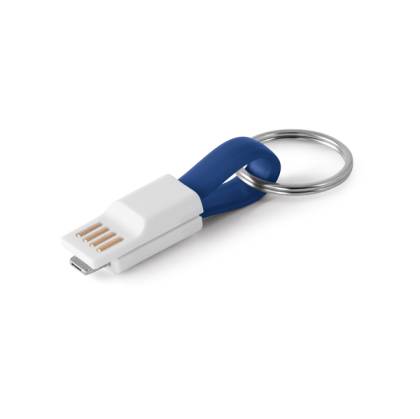 USB КАБЕЛ 2 В 1, СИН