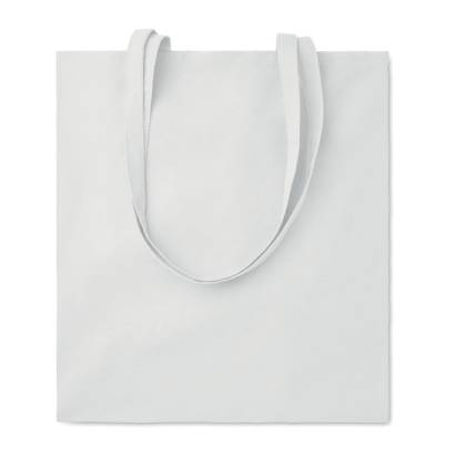 ПАМУЧНА ЧАНТА С ДЪЛГИ ДРЪЖКИ COTTONEL+,  БЯЛА