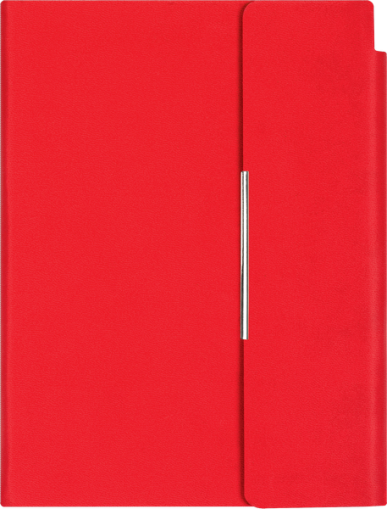 ТЕФТЕР А5 С ПОХЛУПАК, ЧЕРВЕН