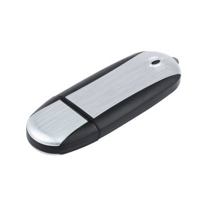USB ФЛАШ ПАМЕТ 1004,  СРЕБРЪРНА +ЧЕРНО