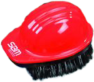 ЧЕТКА ЗА ДРЕХИ ВЪВ ФОРМАТА НА КАСКА, ЧЕРВЕНА