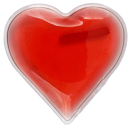 Затоплящ/Охлаждащ компрес във формата на сърце