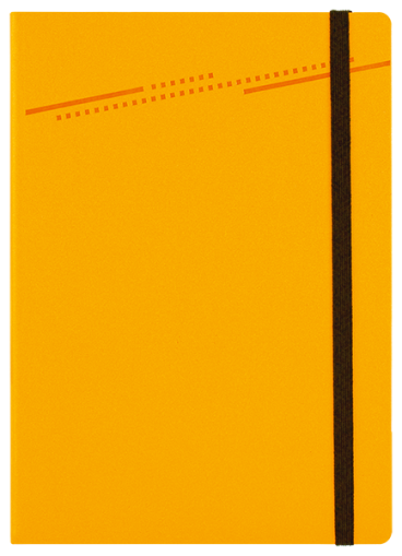 ТЕФТЕР А5 С ЛАСТИК, ЖЪЛТ