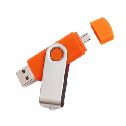 USB ФЛАШ ПАМЕТ 1050 OTG, ОРАНЖЕВА