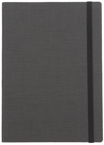 ТЕФТЕР А5 С ЛАСТИК, ЧЕРЕН