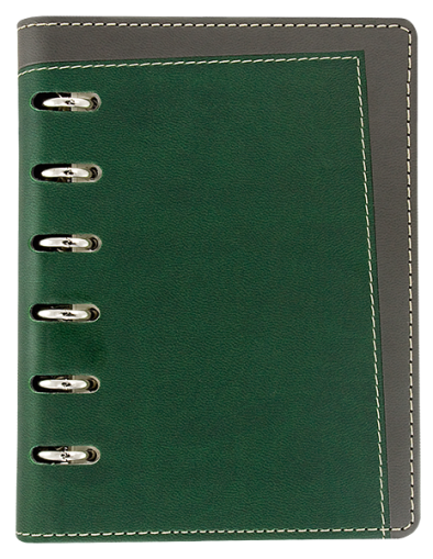 АГЕНДА С МЕХАНИЗЪМ А6, ТЪМНО ЗЕЛЕНА