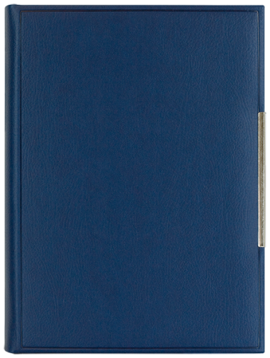 АГЕНДА С МЕХАНИЗЪМ А5 STANDARD, СИНЯ