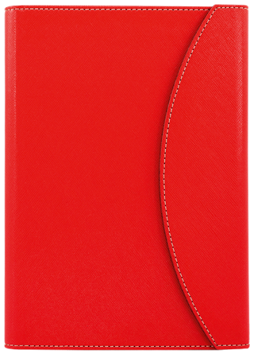 ПАПКА А5 С ПОХЛУПАК, ЧЕРВЕНА