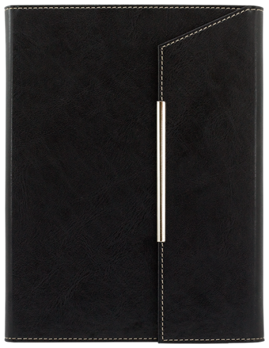 ПАПКА А5 С ПОХЛУПАК,  ЧЕРНА