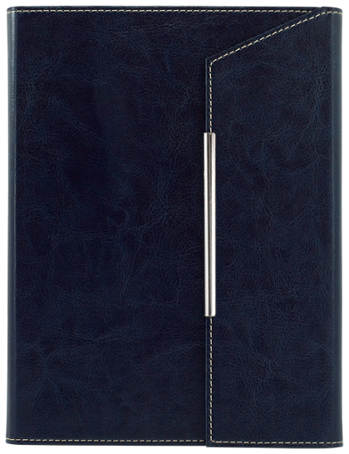 ПАПКА А5 С ПОХЛУПАК,  ТЪМНО СИНЯ