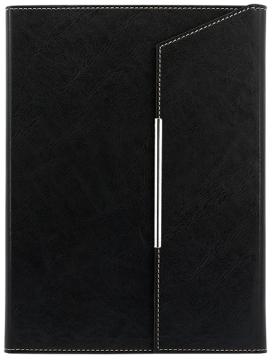 ПАПКА В5 С ПОХЛУПАК, ЧЕРНА