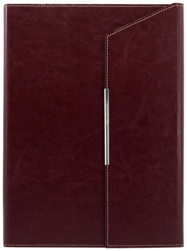 ПАПКА А4 С ПОХЛУПАК, БОРДО