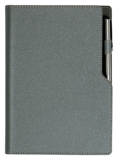 ТЕФТЕР А5 СЪС СПИРАЛА И МЯСТО ЗА ХИМИКАЛ, СИВ