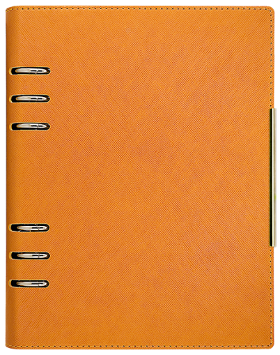 АГЕНДА С МЕХАНИЗЪМ А5, ОРАНЖЕВА