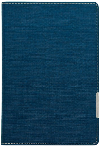 ТЕФТЕР А5 СЪС СПИРАЛА, СИН