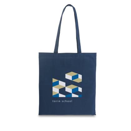 ПАМУЧНА ЧАНТА WHARF, ТЪМНО СИНЯ