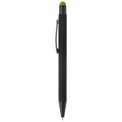 МЕТАЛНА ХИМИКАЛКА STYLUS METAL, ЧЕРНА+СВ. ЗЕЛЕНО