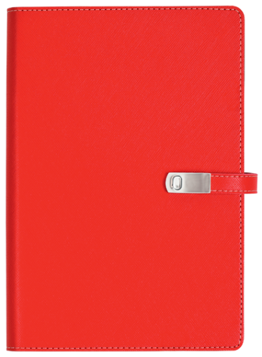 ТЕФТЕР А5 СЪС ЗАКОПЧАЛКА, ЧЕРВЕН