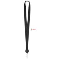ВРЪЗКА ЗА БАДЖ ZIP LANYARD, ЧЕРНА