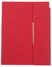 ТЕФТЕР А5 С ПОХЛУПАК, ЧЕРВЕН