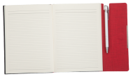 ТЕФТЕР А5 С ПОХЛУПАК, ЧЕРВЕН