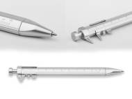 ПЛАСТМАСОВА ХИМИКАЛКА  ШУПЛЕР, СРЕБЪРНА