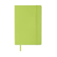 ТЕФТЕР А5 С ЛАСТИК BRETA, СВЕТЛО ЗЕЛЕН