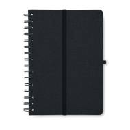 ТЕФТЕР А5 С ЛАСТИК STRATA, ЧЕРЕН