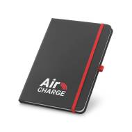 ТЕФТЕР А5 CORBIN, ЧЕРЕН С ЧЕРВЕН ЛАСТИК