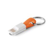 USB КАБЕЛ 2 В 1, ОРАНЖЕВ