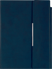 ТЕФТЕР А5 С ПОХЛУПАК, ТЪМНО СИН