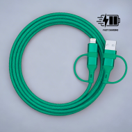 КАБЕЛ ЗА ЗАРЕЖДАНЕ И ПРЕНОС НА ДАННИ 60 W, ЗЕЛЕН