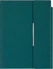 ТЕФТЕР А5 С ПОХЛУПАК, ЕМЕРАЛД