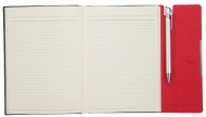 ТЕФТЕР А5 С ПОХЛУПАК, ЧЕРВЕН