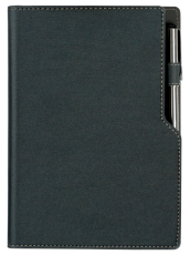 ТЕФТЕР А5 СЪС СПИРАЛА И МЯСТО ЗА ХИМИКАЛ, ЧЕРЕН