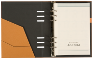 АГЕНДА С МЕХАНИЗЪМ А5, ОРАНЖЕВА