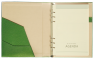 АГЕНДА С МЕХАНИЗЪМ А5 STANDARD,  ЗЕЛЕНА