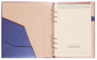 АГЕНДА С МЕХАНИЗЪМ А5 STANDARD,  СИНЯ