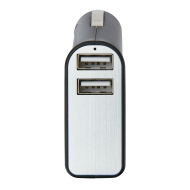 ЗАРЯДНО ЗА КОЛА С 2 ИЗХОДА, ЧУК И РЕЗАЧ ЗА КОЛАН