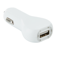 USB ЗАРЯДНО ЗА АВТОМОБИЛ, БЯЛО