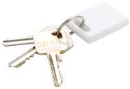 ТРАКЕР ЗА НАМИРАНЕ НА КЛЮЧОВЕ - КВАДРАТЕН,  БЯЛ