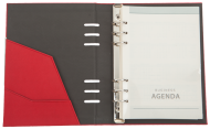 АГЕНДА С МЕХАНИЗЪМ А5, ЧЕРВЕНА
