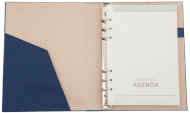 АГЕНДА С МЕХАНИЗЪМ А5 STANDARD, СИНЯ