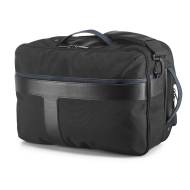 ЧАНТА-РАНИЦА 2х1, ЧЕРНО+СИНЬО