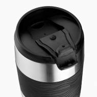 ЧАША ЗА ПЪТ 94675, ЧЕРНА + СРЕБЪРНО