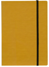 ТЕФТЕР А5 С ЛАСТИК, ЖЪЛТ